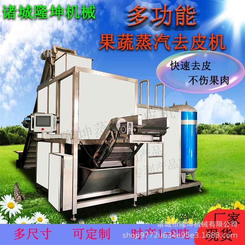 商用大型苹果去皮神器多功能果蔬蒸汽爆皮机不锈钢桃子梨削皮机