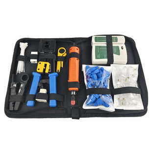 EZ通孔钳套装网线制作工具包网络综合布线配件TK01网线钳套包组合