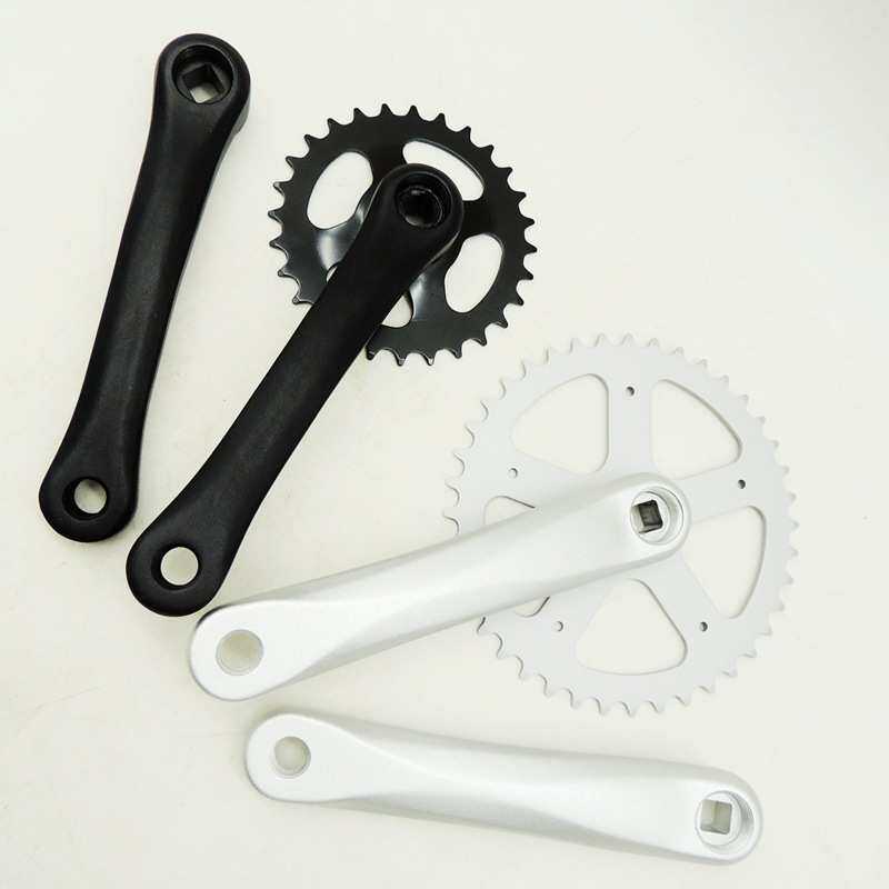 40/42齿折叠自行车铝合金牙盘 170mm死飞车牙盘曲柄 方孔单变通用