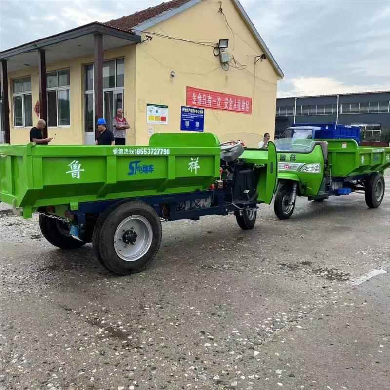 供应自卸动三轮车矿用动翻斗运输车工地拉载渣电拉碎石重工XFK程