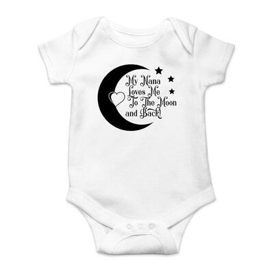 Unisex Letter Print Bodysuit for Babies - Fun 
