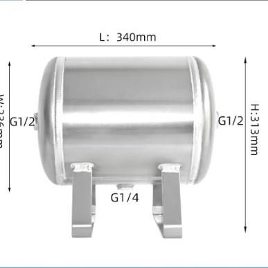 12L15L 18L24L铝合金储气罐 真空储气罐 设备配套用小型储气罐