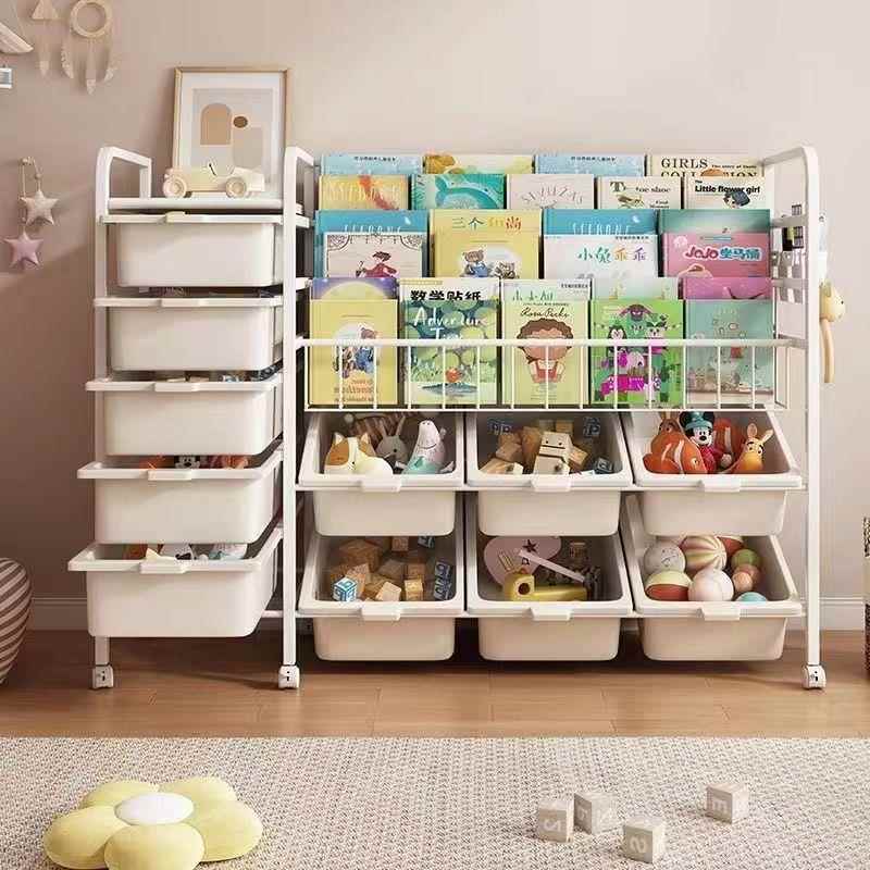 移动书架宝SDE家用绘架儿童阅读宝书柜多层玩具落地收纳简易置本