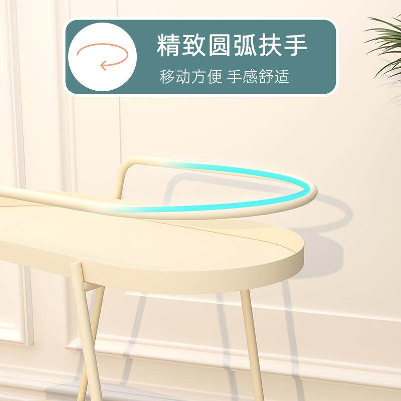 创意沙发茶边几卧室床可头置物架移动奶油风红几客79571厅边柜网