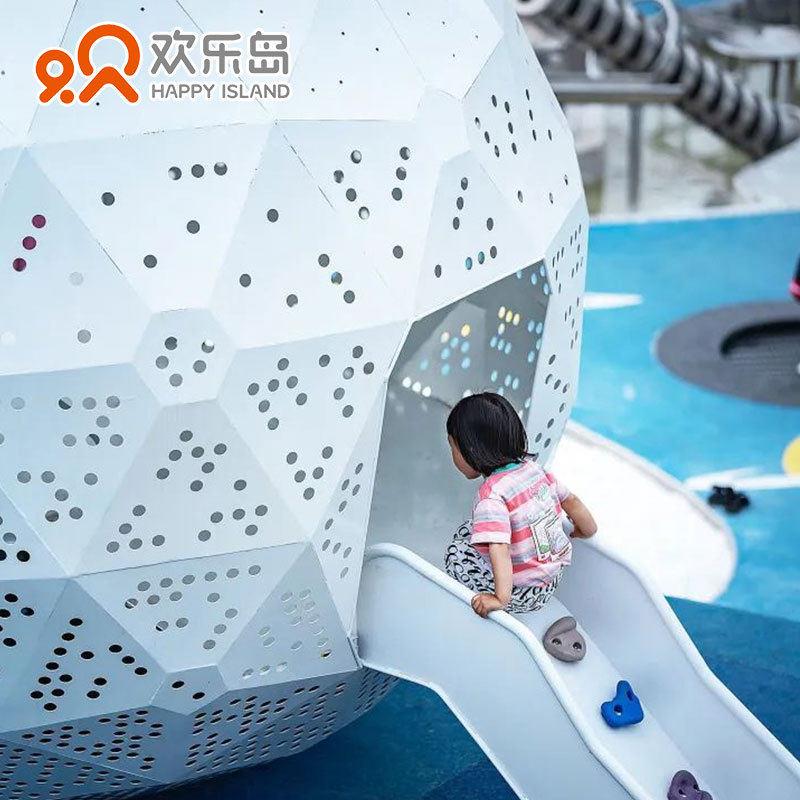 房地产文旅小区无动力乐园户外不锈钢滑梯厂家定制游乐设备设计