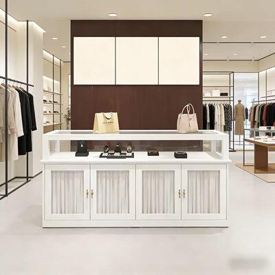 韩国东大街服装店中岛柜收银柜台女装店展示柜中岛台饰品店陈列柜