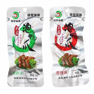 福建美食香铭泡鸭爪 铭家瑞香龙岩特产下洋土楼清香鸭掌卤味零食