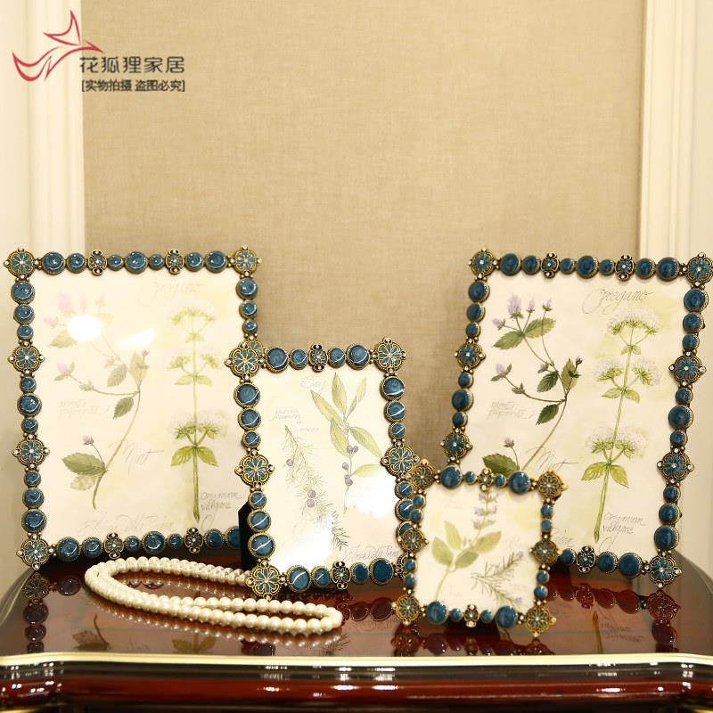 欧式轻奢相框摆台6寸7寸10寸婚纱照相架创意照相片框桌摆