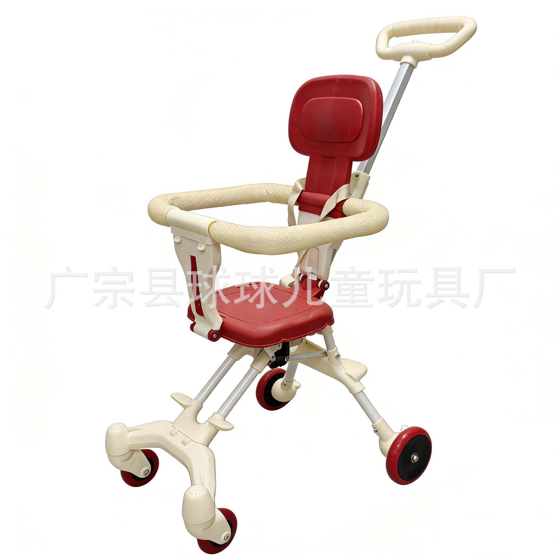 遛娃神器口袋车四轮手推车可一键折叠可双向婴儿推车kk口袋车