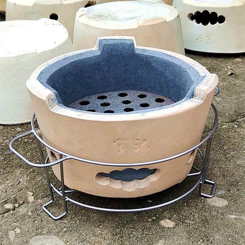 港式打边炉炭炉烧烤室内碳炉家用商用煲汤老式陶土红泥炉烤肉炉子
