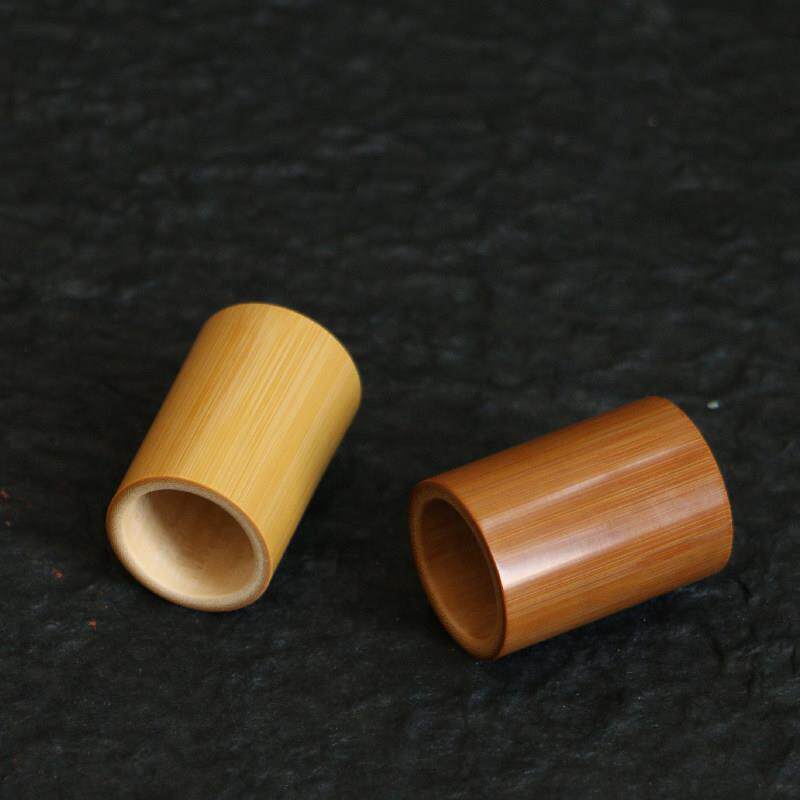 老玉竹制实木功夫茶道茶具竹盖置紫砂壶盖置放零配件竹迹工艺品