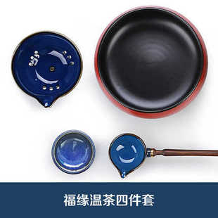 陶瓷煮茶器漏网陶泥蒸茶器陶瓷温茶器黑茶煮茶锅粗陶煮茶 新款