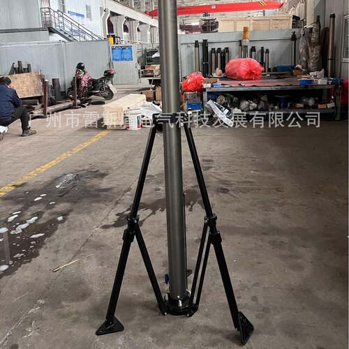 厂自家批量供应铝合金升降导电降桅杆避雷针升降镁避雷RY-SJBIL针