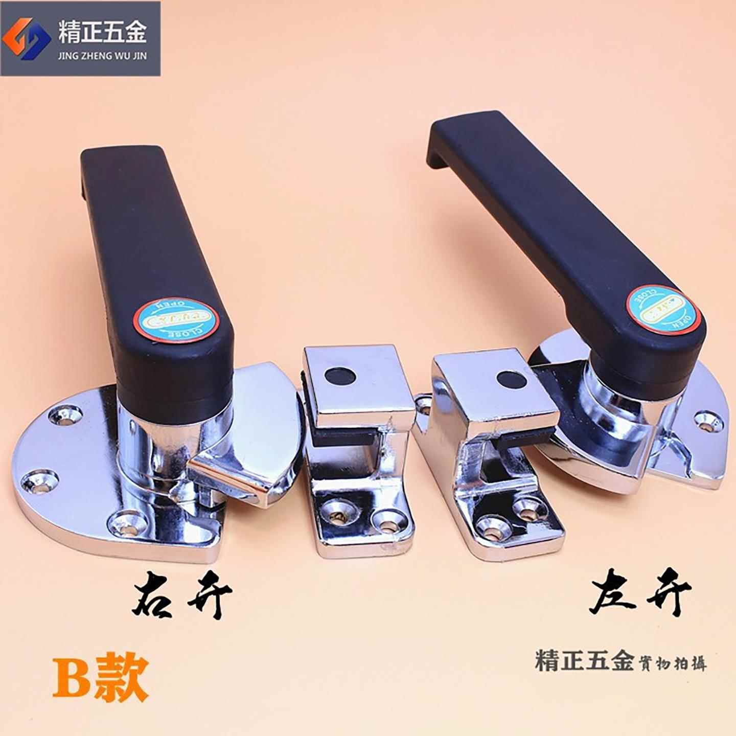 蒸箱门把手旋转压紧式门把手实心锌合金烘箱门把手不锈钢蒸箱把手