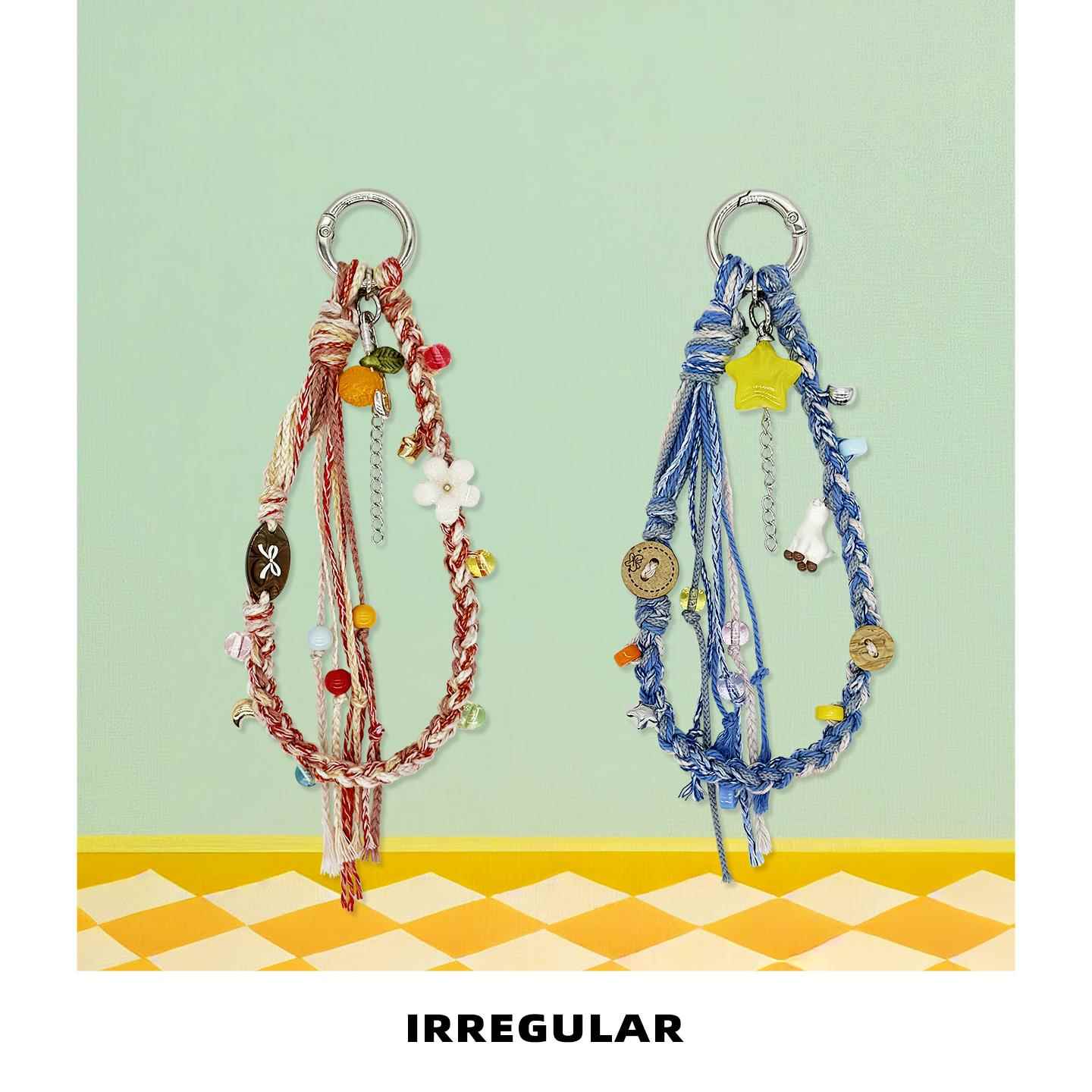 IRREGULAR原创编织手机挂绳挂手腕防丢户外手机挂绳钥匙挂饰手腕绳