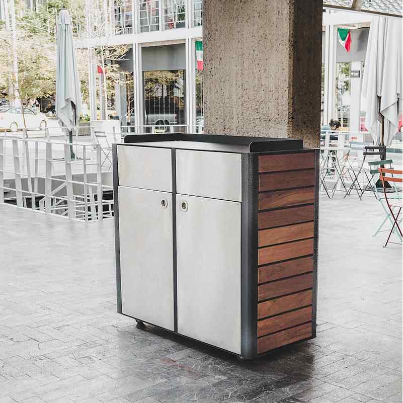 不锈钢垃圾桶室内外分类垃圾箱酒店餐饮广场商场公共场所果皮箱
