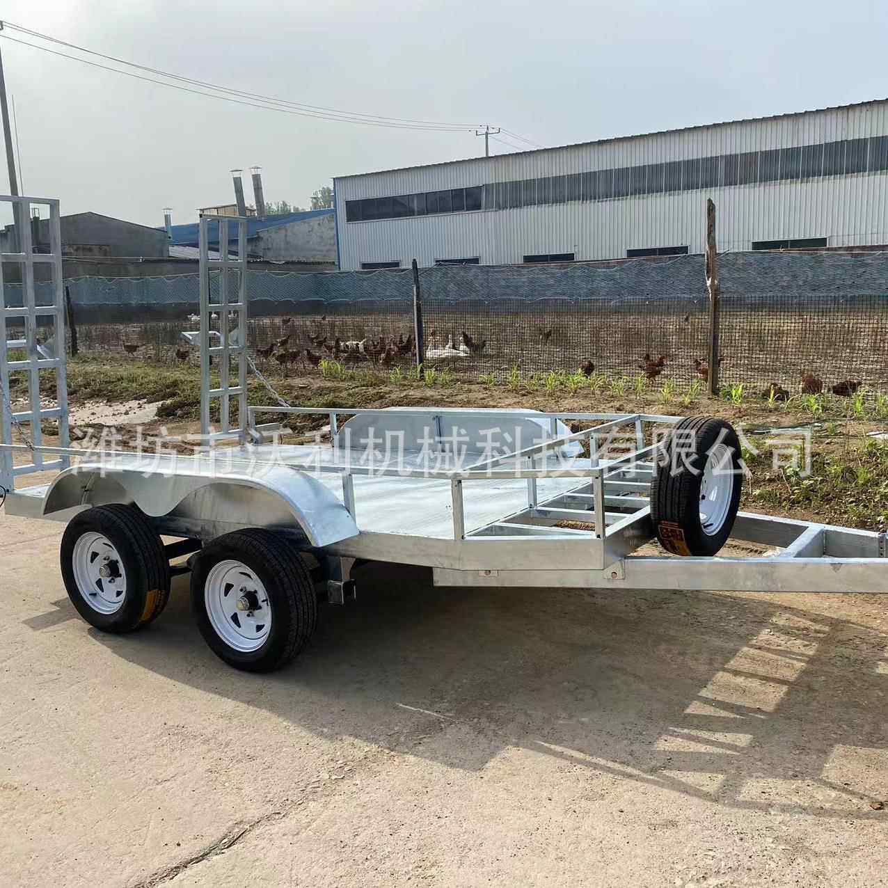 厂区内部转车803重型货物搬场移车挖掘机拖全挂车用牵引车平板车