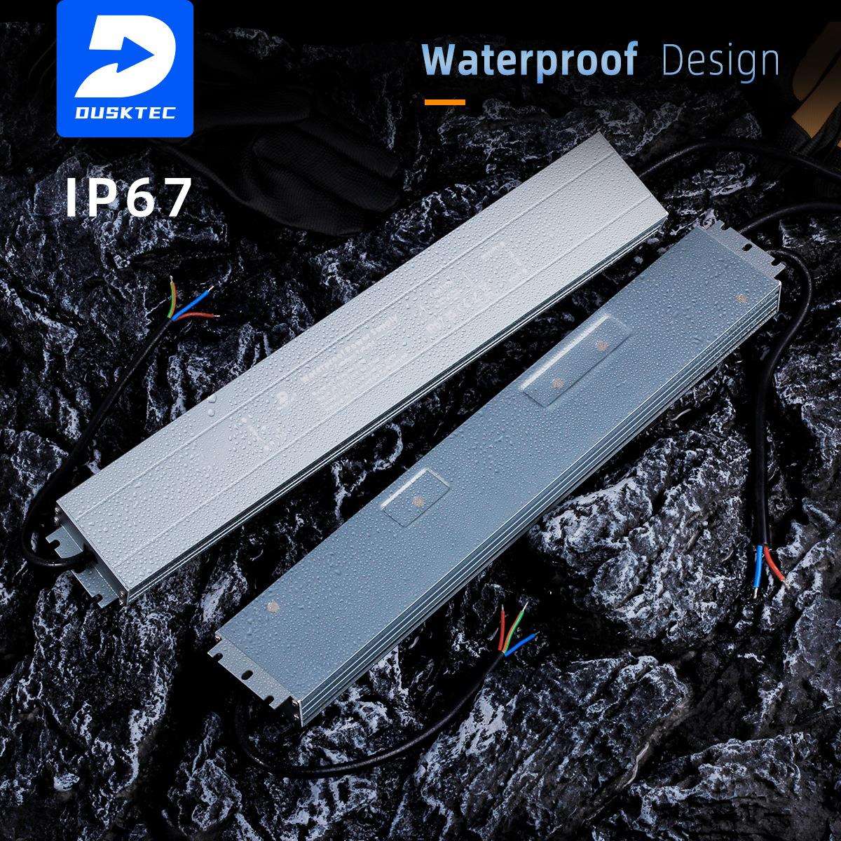 防水电源IP67超薄户外广告恒压开关电源12V24V变压器灯箱驱动