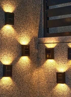 Solar Pillar Light waterproof outdoor garden lights