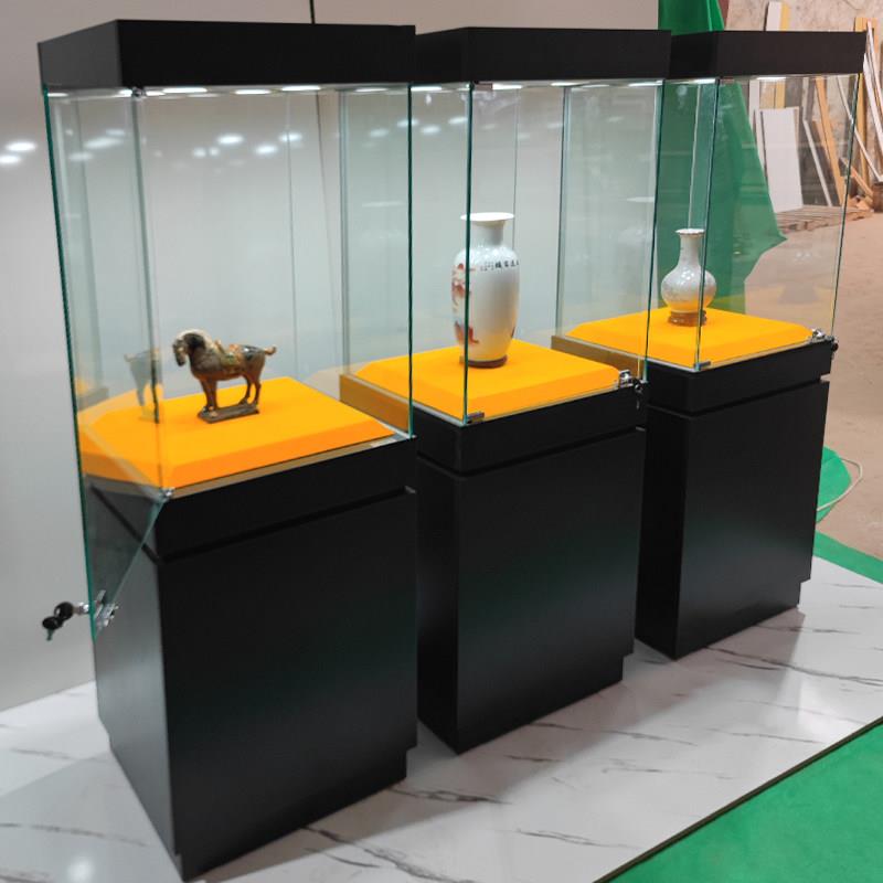 定制产品展示柜珠宝玉器文物古董展柜博物馆展厅模型样品玻璃柜台