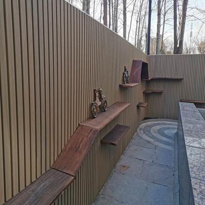 户外二代塑木墙板长城板吊顶面板围栏板格栅装饰扣板防腐防潮耐用