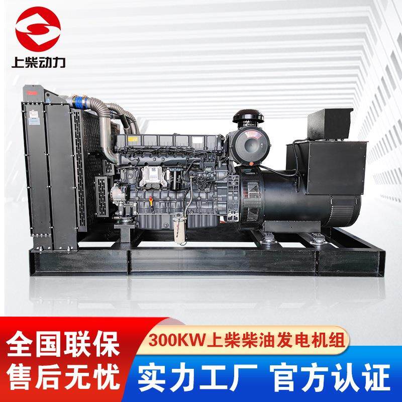 00千瓦上柴柴油发电机6ETAA11.8-G1国三发动机全铜备用发电机