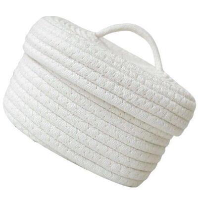 Nordic Simple Style Covered Rope Storage Box Desktop Snacks