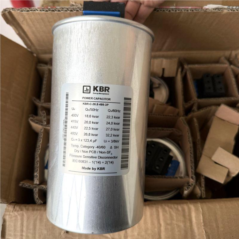 3x123.4uF480v 德国进口KBR 柯贝尔 KBR-C-26.8-480-3P 薄膜电容
