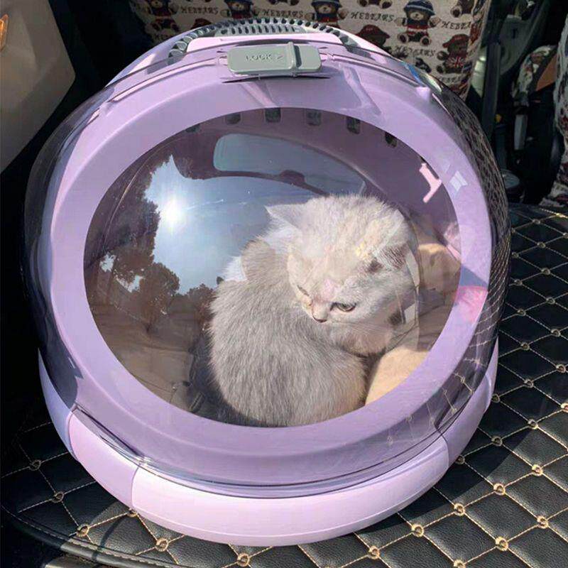 太空舱猫窝外出便携包冬季保暖狗窝猫笼子猫包两用透明车载航空箱