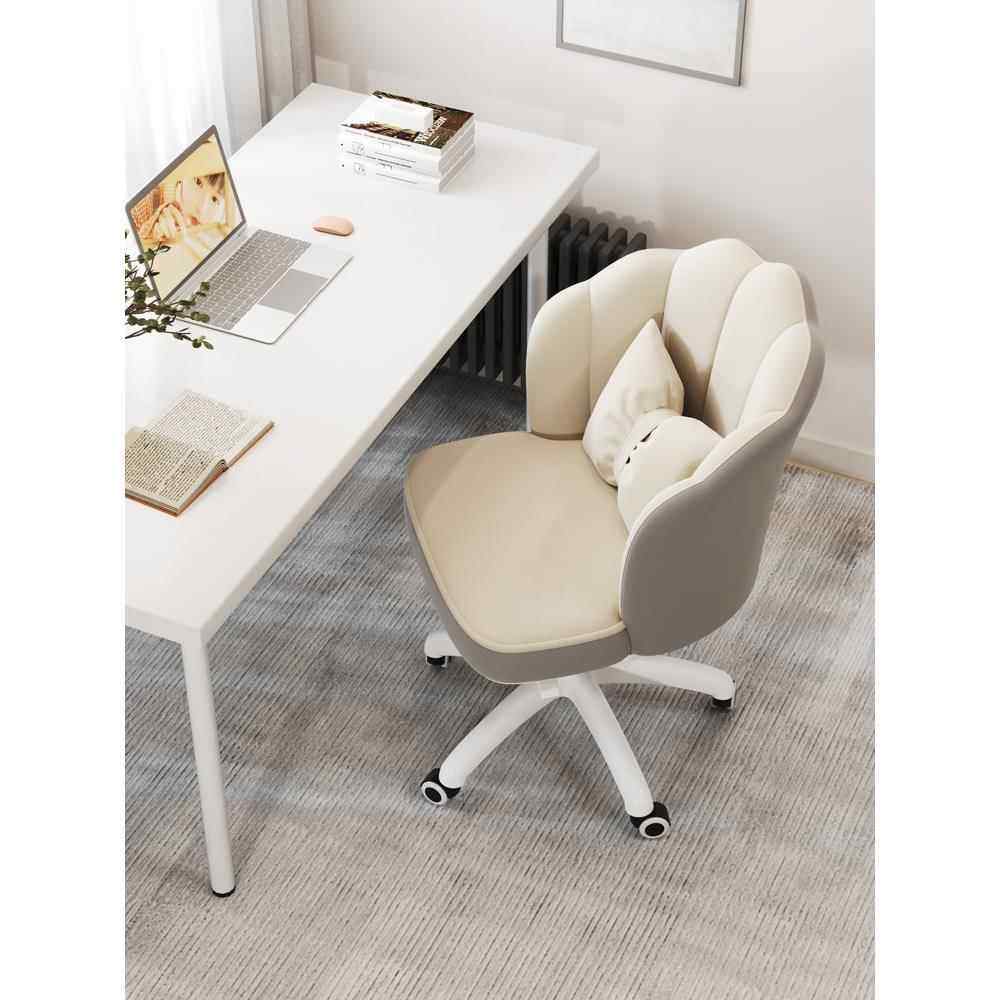 806网女梳生卧室靠背化妆椅轻奢梳妆凳家用红简约懒人妆台重子吴