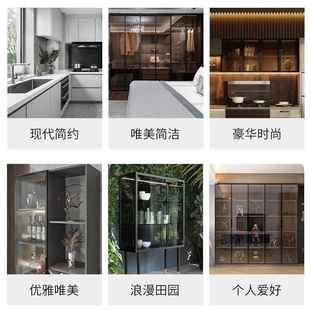 橱柜展示柜门上下夹轴玻璃门轴不锈钢玻璃上下合页柜子门轴小转轴