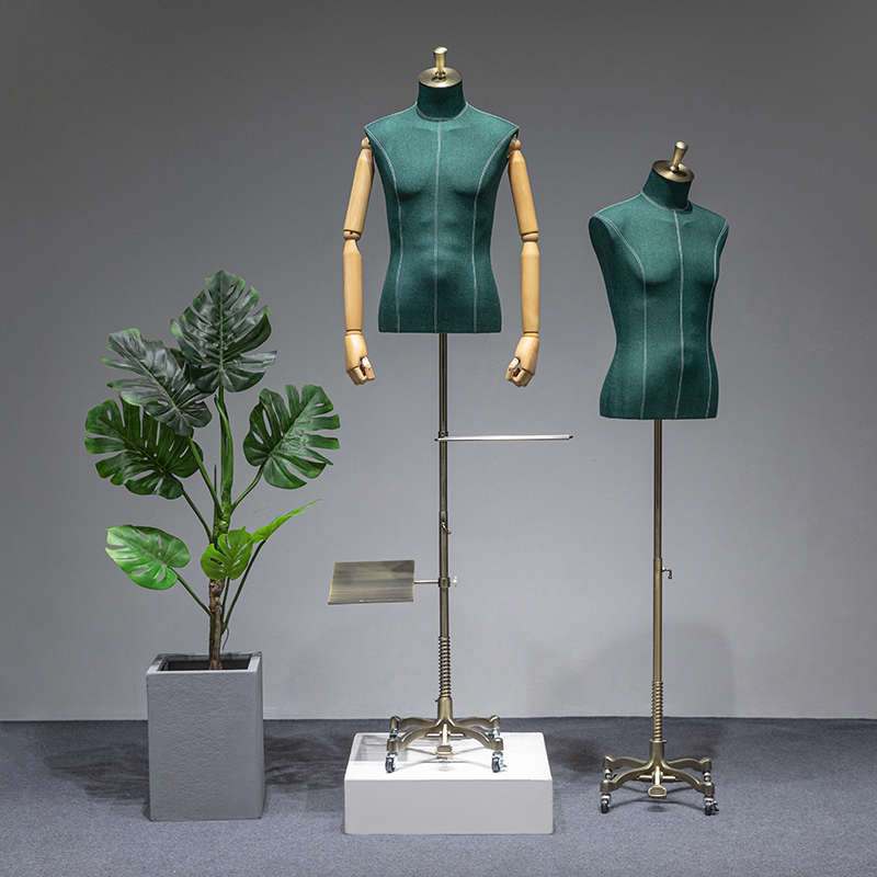 服装店彩色商务西装模特道具男半身橱窗人台定制西服假人偶展示架