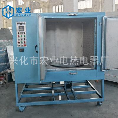 旋转托盘式烘箱 精密转盘式烘干箱 四氟烧结转速可调式转盘烘烤箱