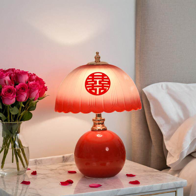 陪嫁新婚庆长明灯结婚一对婚房台灯卧室床头灯礼物送新人新娘闺蜜
