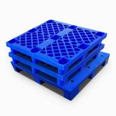 网格九脚塑料叉车托盘1210塑胶卡板托板仓库货物周转垫板防潮栈