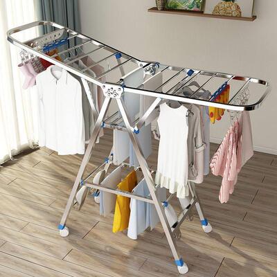clothes drying rack folding laundry garment dryer hanger衣架