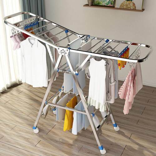 clothes drying rack folding laundry garment dryer hanger衣架