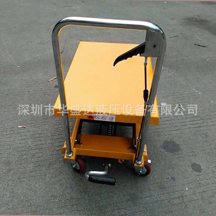 300kg 模具平台车平台车车 升降移动式折叠手动液压