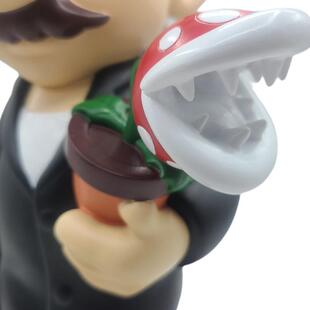 潮玩30CM高马里奥黑色装饰摆件生日礼物家居直播间装饰摆件订购