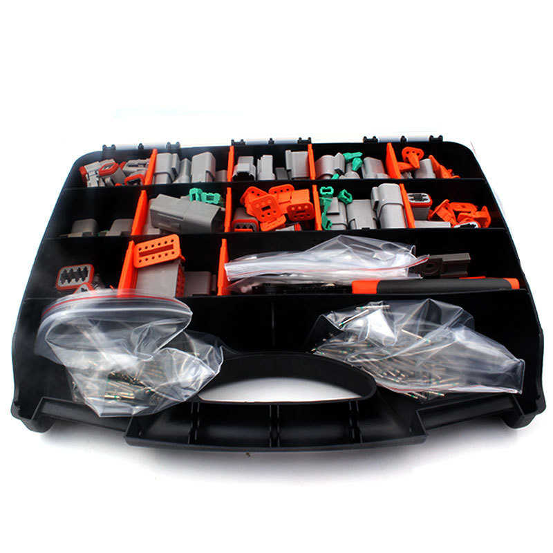 德驰DT系列套装外贸爆款550PCS国产防水汽车连接器线束接插件