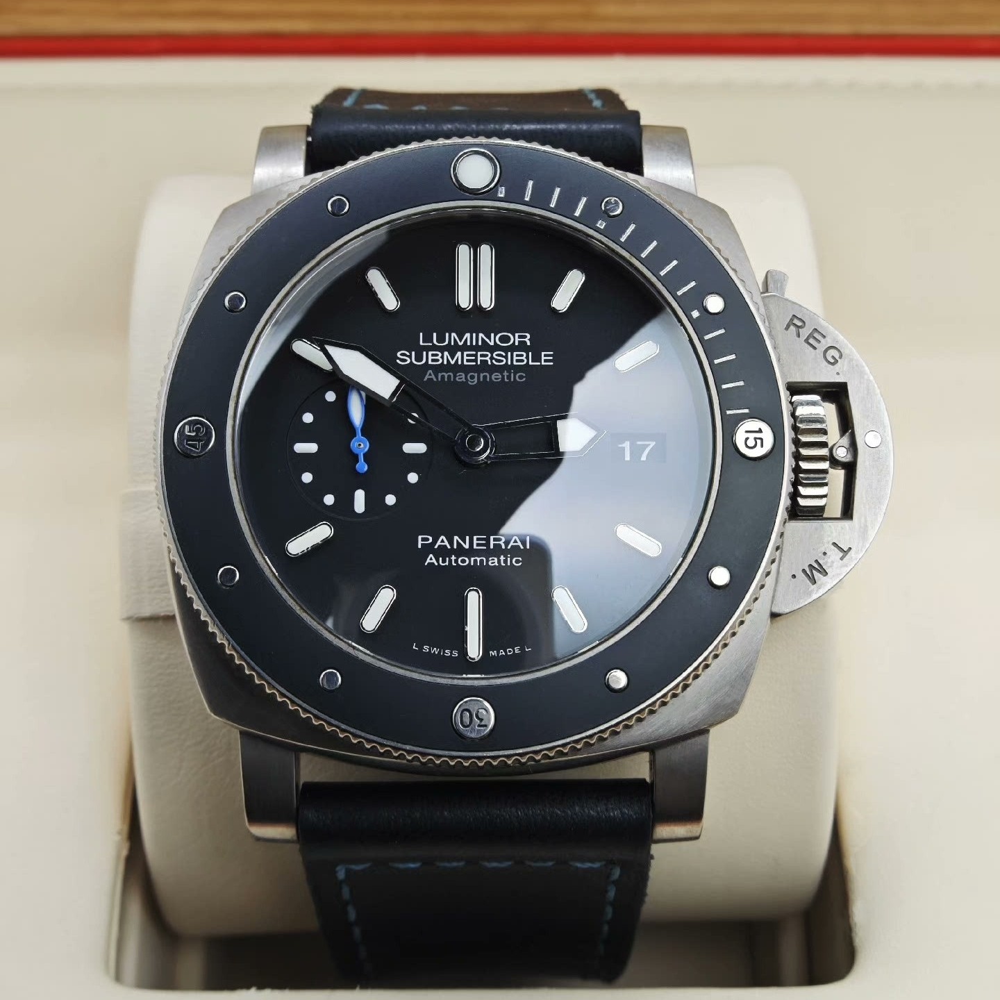 公价94700】98新沛纳海潜行陶瓷PAM01389自动机械男手表47mm正品,手表,瑞士腕表,淘宝优惠券,粉丝福利购,淘宝优惠卷