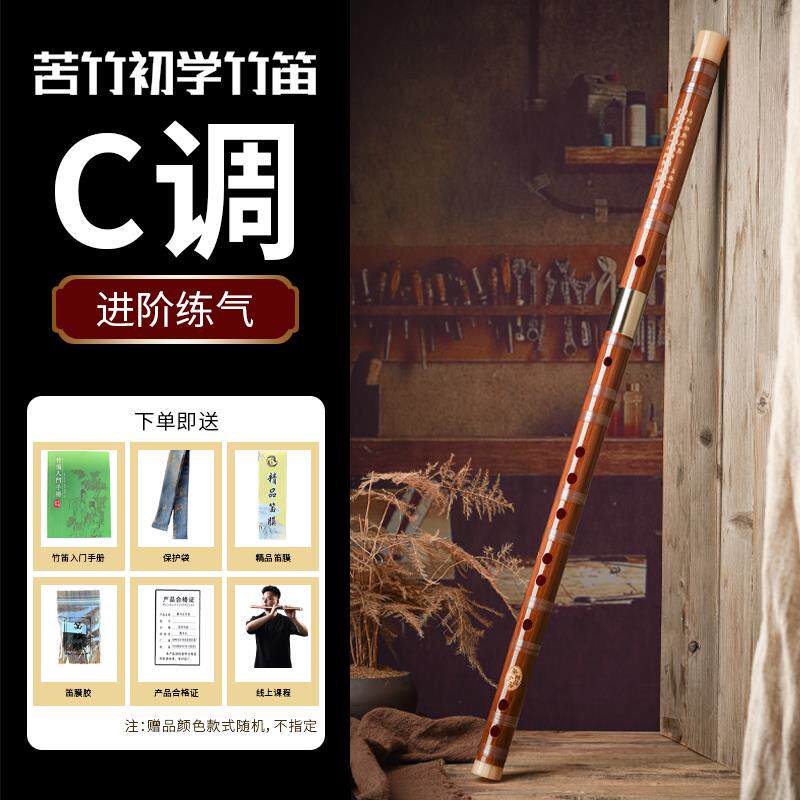 正品飞云生笛子防身仿玉笛子竹笛女高颜值古树脂横笛风pvc长笛乐
