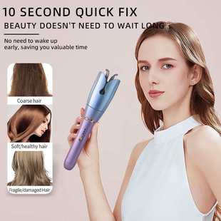 全自动卷发棒玫瑰卷不伤发持久定型25MM大波浪新款充电卷发器