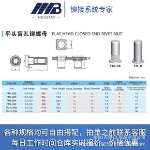 圆边平柱竖纹大头盲孔不锈钢拉铆螺母拉VZD帽M4M5M8M01厂家直销