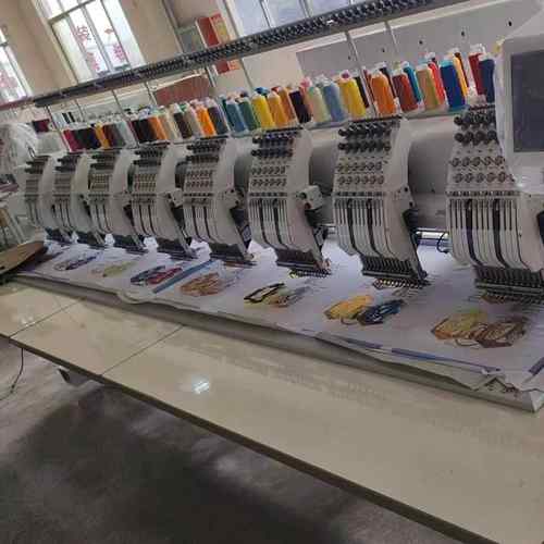 8头电脑绣花机成衣帽子个性化多头刺绣机高速8头12针电脑绣花机