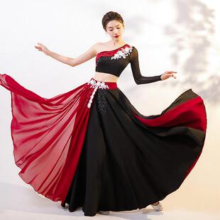傣族舞蹈服孔雀舞大摆练习裙艺考练功服婆娑月下花腰演出表演服装
