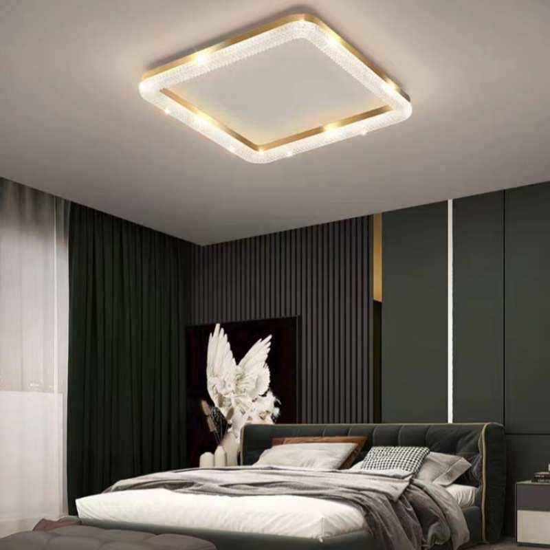 卧室灯北欧轻奢创意圆形房间led吸顶灯简约现代温馨浪漫主卧灯具
