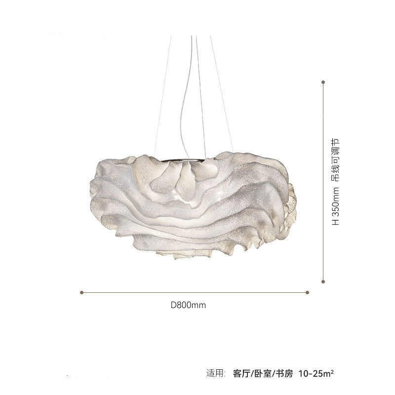 创意餐厅简意北欧吊灯现代卧室极云朵吊灯书房客厅具艺术式设计师