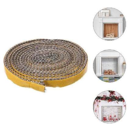 Fireplace Gasket Tape Stove Wood Door Seal Rope for Fiber