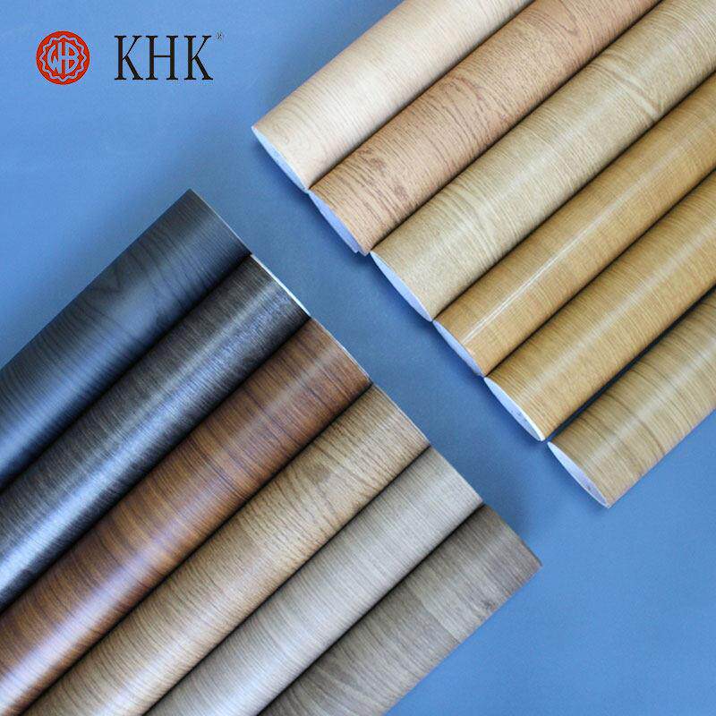 KHK系列木纹波音片自粘壁纸WB装饰贴膜家俱衣柜贴纸家俱翻新装修